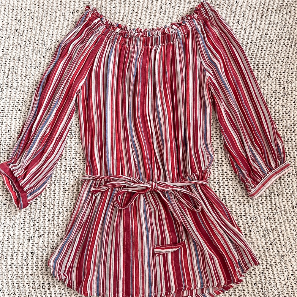 Striped Off-The-Shoulder Top